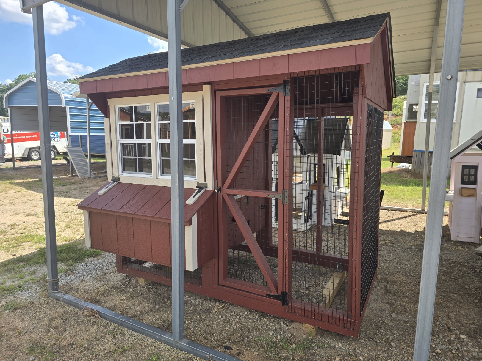 4×8 Quaker Combination Coop