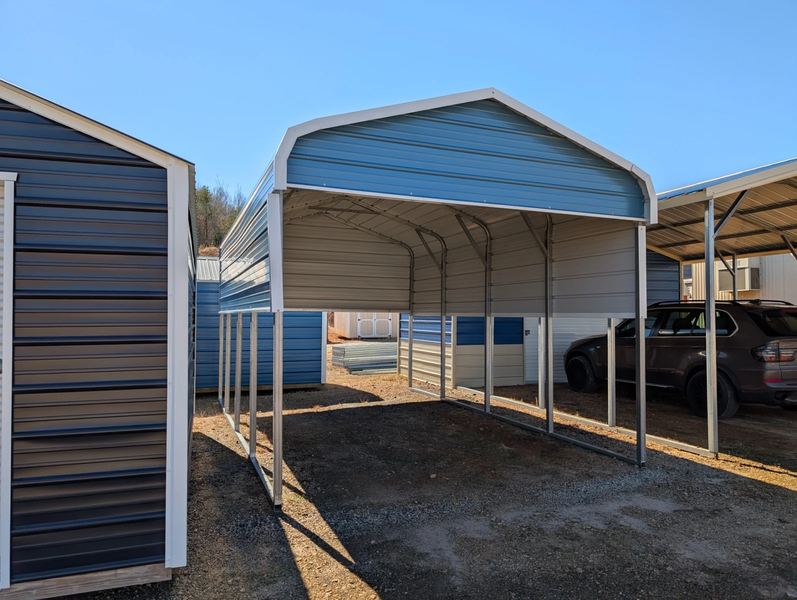 12x20x8 Rounded Carport