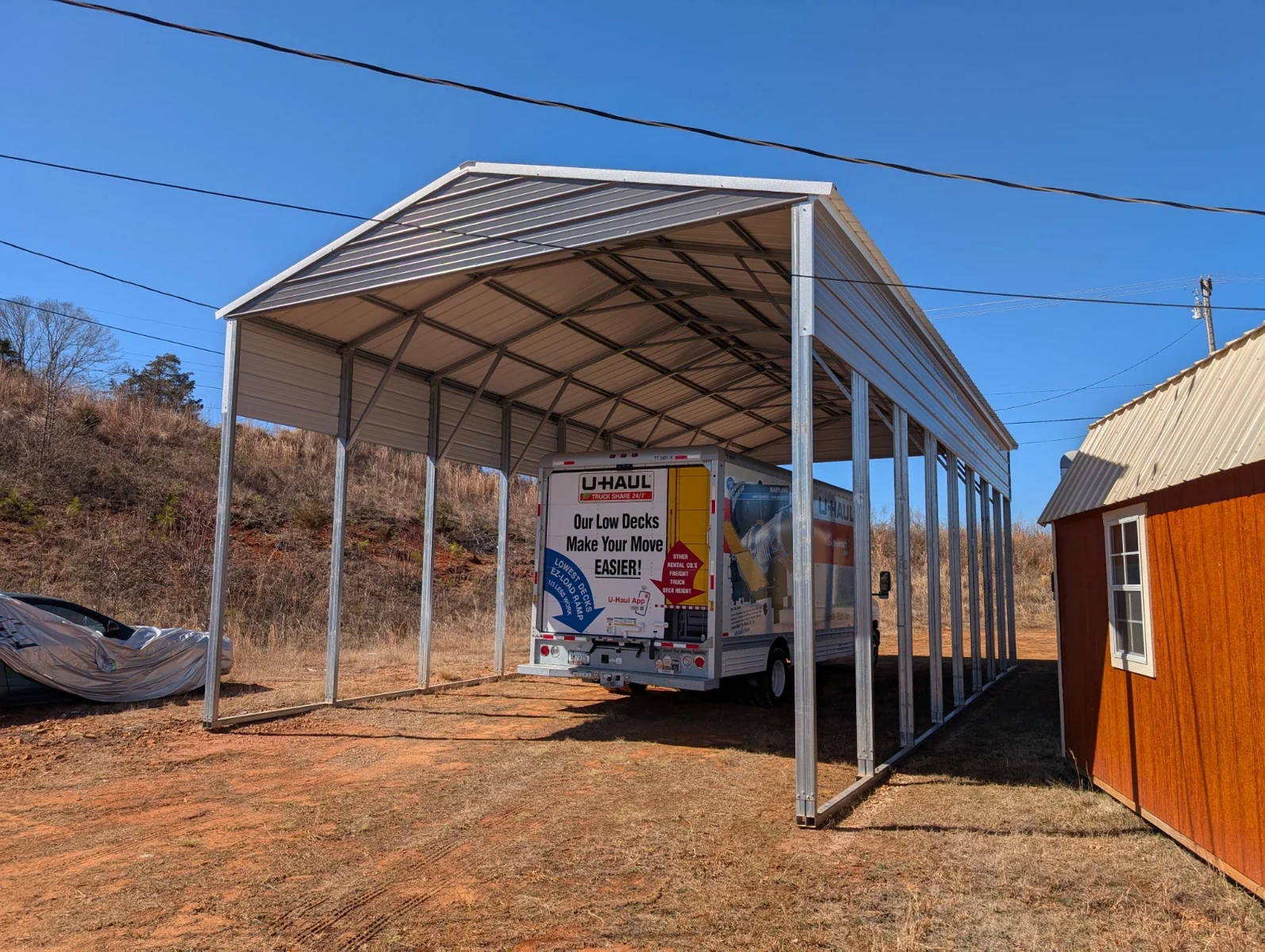 20x40x14 Vertical RV Cover